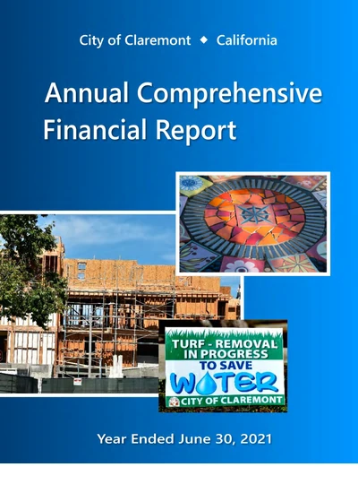 City of Claremont ACFR Cover