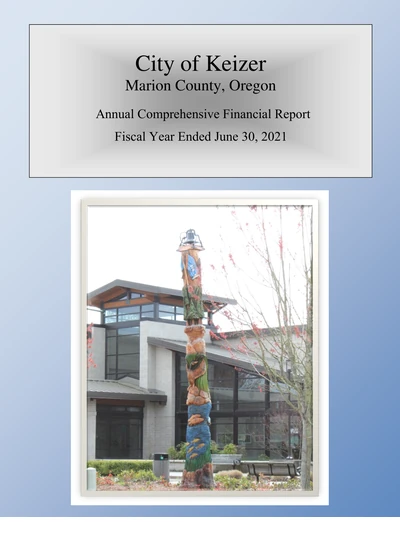 City of Keizer, Oregon ACFR Cover