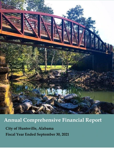 City of Huntsville ACFR Cover