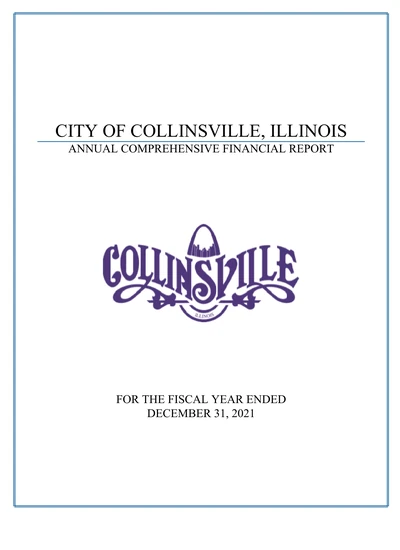 City of Collinsville ACFR Cover