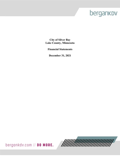 City of Silver Bay ACFR Cover