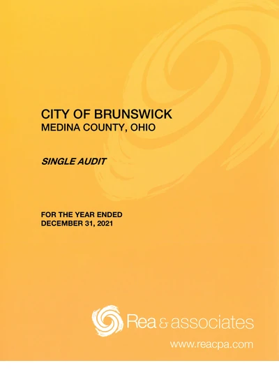 City of Brunswick ACFR Cover
