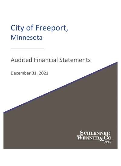 City of Freeport ACFR Cover