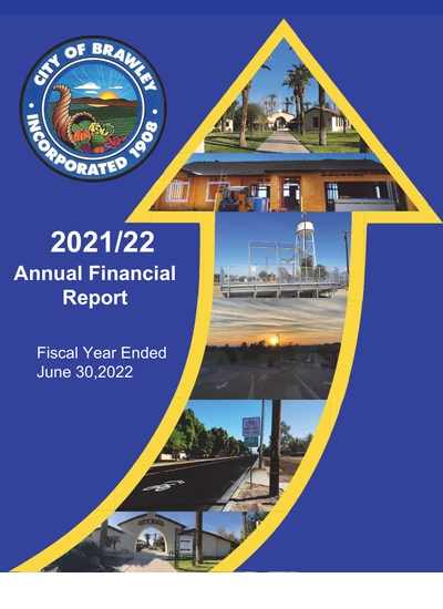 City of Brawley ACFR Cover