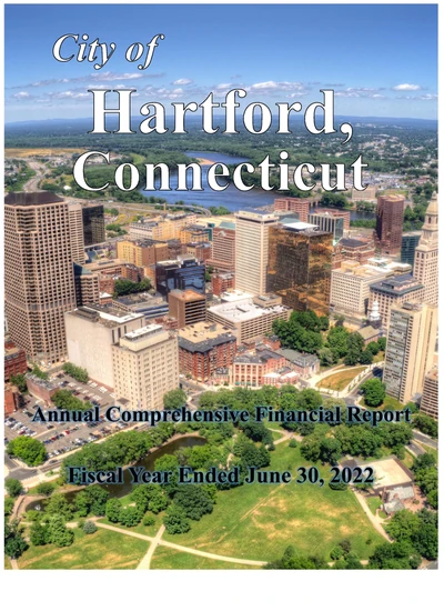 City of Hartford, Connecticut ACFR Cover