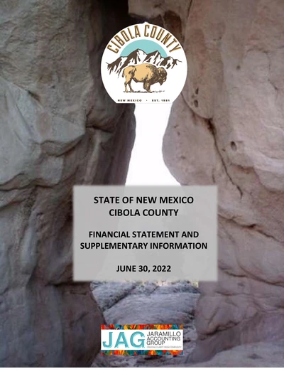 Cibola County ACFR Cover
