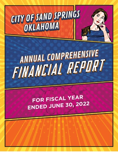 City of Sand Springs ACFR Cover