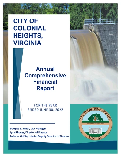City of Colonial Heights ACFR Cover