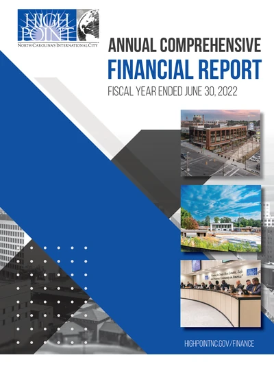 City of High Point, North Carolina ACFR Cover