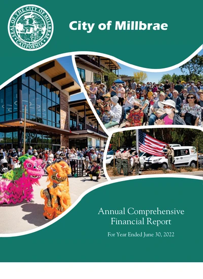 City of Millbrae ACFR Cover
