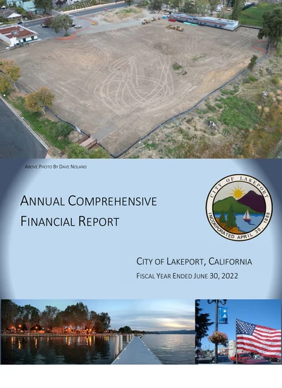 City of Lakeport ACFR Cover