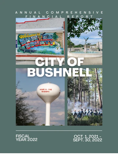 City of Bushnell ACFR Cover