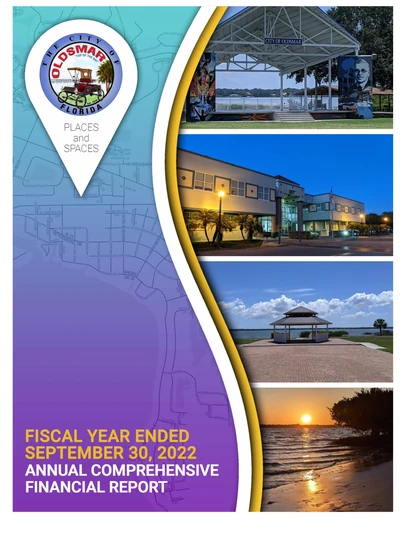City of Oldsmar, Florida ACFR Cover