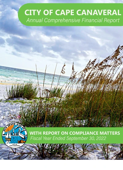 City of Cape Canaveral, Florida ACFR Cover
