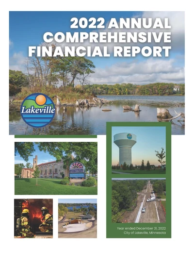 City of Lakeville ACFR Cover