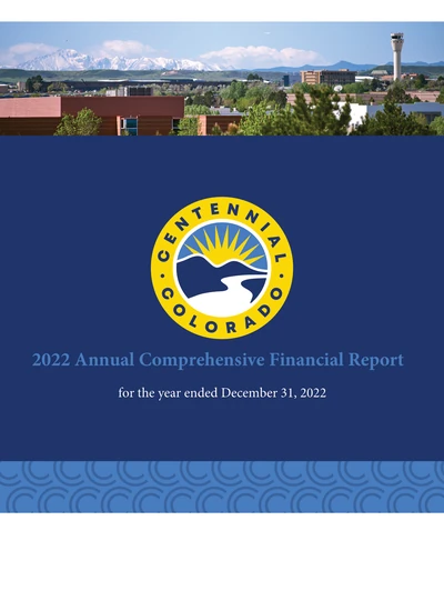 City of Centennial ACFR Cover