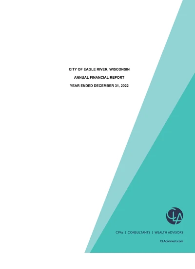 City of Eagle River ACFR Cover