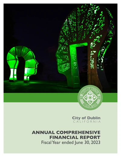 City of Dublin ACFR Cover