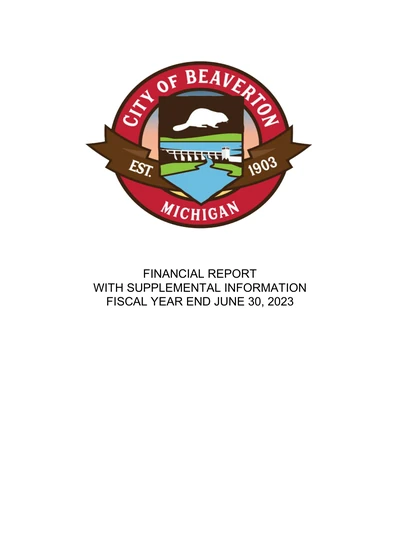 City of Beaveron ACFR Cover