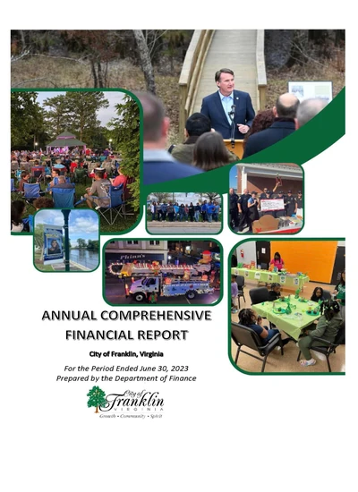 City of Franklin, Virginia ACFR Cover