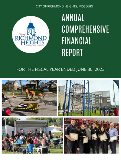 City of Richmond Heights, Missouri ACFR Cover