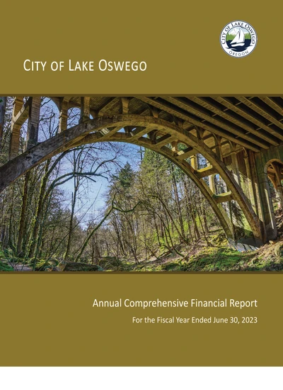 City of Lake Oswego, Oregon ACFR Cover