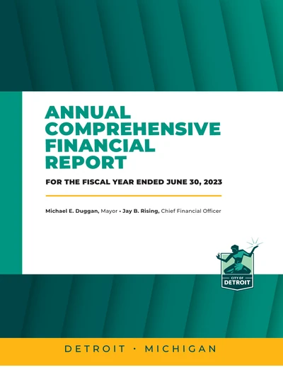 City of Detroit, Michigan ACFR Cover