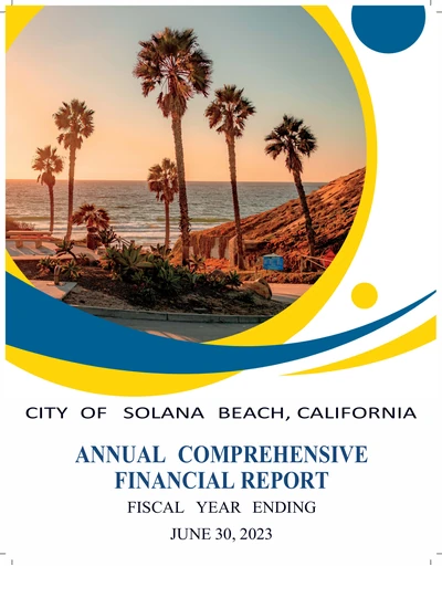 City of Solana Beach ACFR Cover