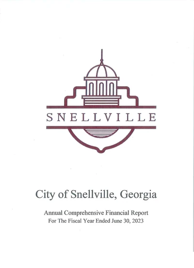 City of Snellville ACFR Cover