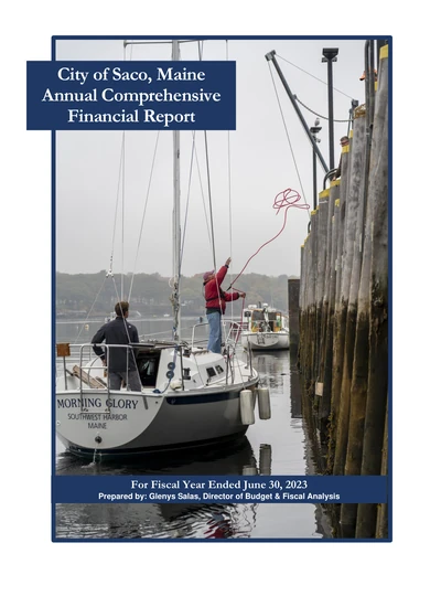 City of Saco ACFR Cover