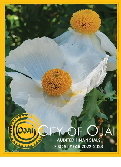City of Ojai ACFR Cover