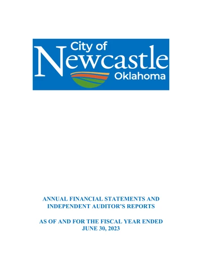 City of Newcastle ACFR Cover
