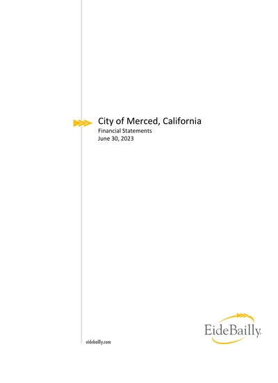 City of Merced ACFR Cover