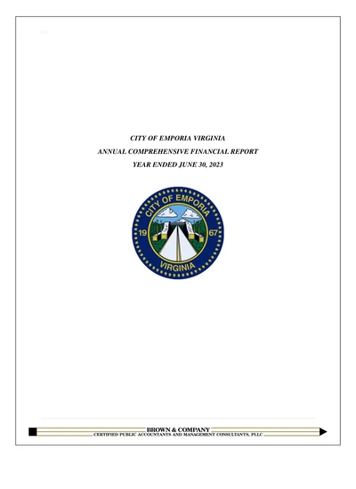 City of Emporia ACFR Cover