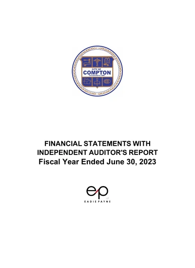 City of Compton ACFR Cover