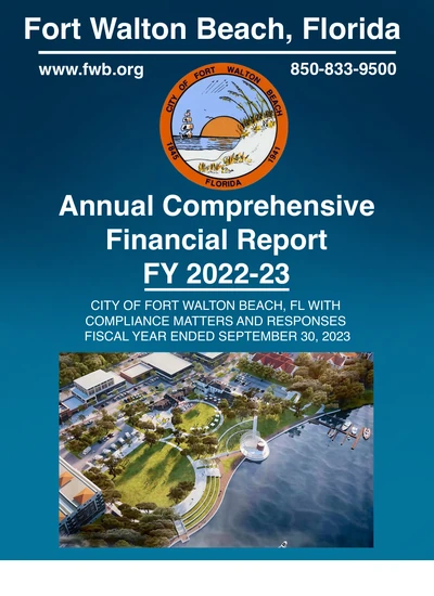 City of Fort Walton Beach, Florida ACFR Cover