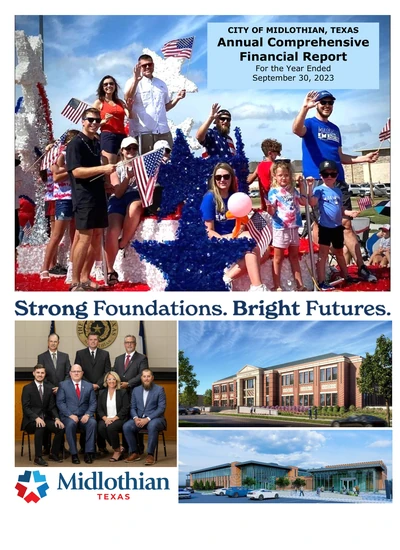 City of Midlothian ACFR Cover