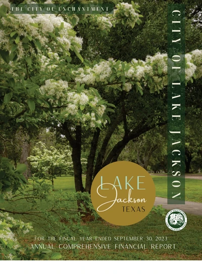 City of Lake Jackson, Texas ACFR Cover
