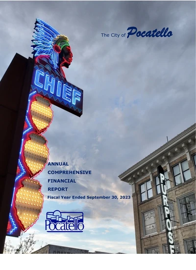 City of Pocatello ACFR Cover
