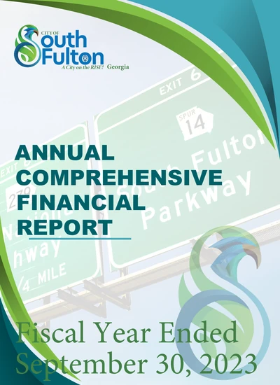 City of South Fulton, Ga ACFR Cover