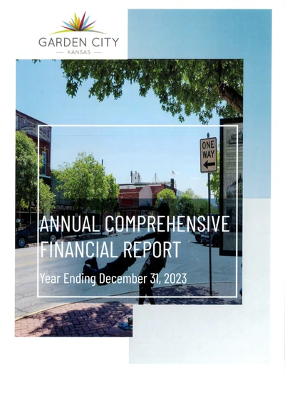 City of Garden City, Ks ACFR Cover