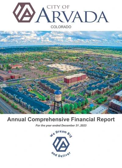 City of Arvada ACFR Cover