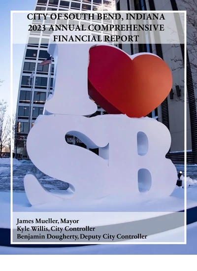 City of South Bend ACFR Cover