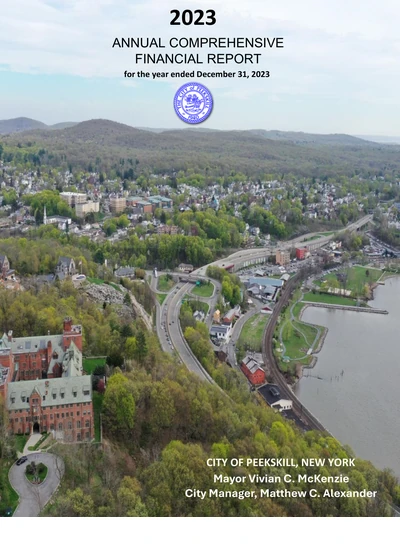 City of Peekskill ACFR Cover