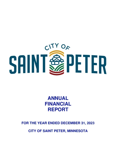 City of St. Peter ACFR Cover