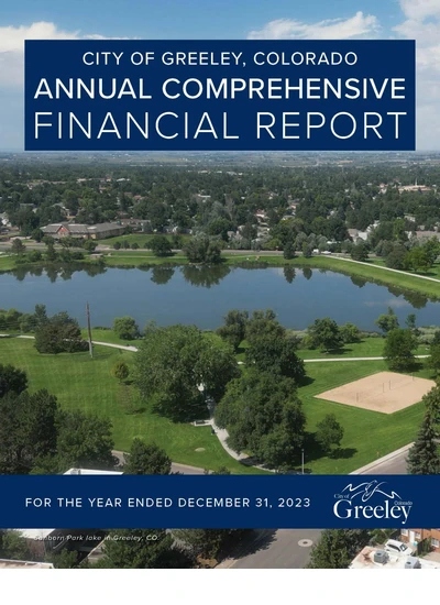 City of Greeley ACFR Cover