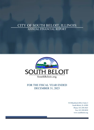City of South Beloit ACFR Cover