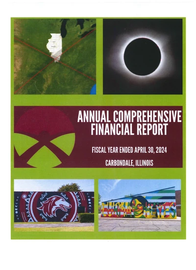 City of Carbondale, Illinois ACFR Cover