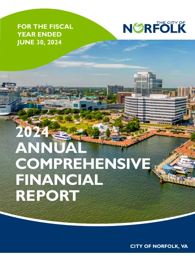 City of Norfolk ACFR Cover