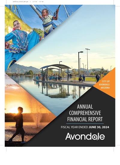City of Avondale, Arizona ACFR Cover